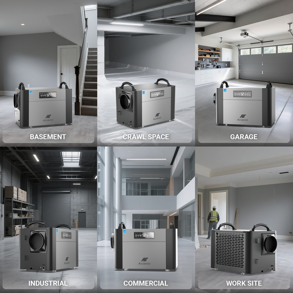 Commercial Dehumidifier, 155 Pints with Pump and Drain Hose - Energy Star Certified