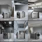 Commercial Dehumidifier, 155 Pints with Pump and Drain Hose - Energy Star Certified